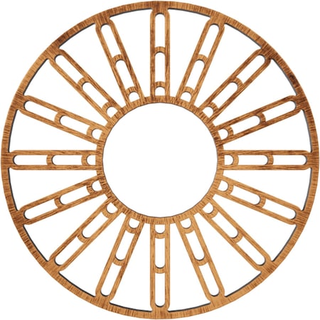 Ekena Millwork Hale Architectural Grade PVC Pierced Ceiling Medallion, Antiqued Copper, 24"OD x 8 3/4"ID x 3/4"P CMPP24HHACO